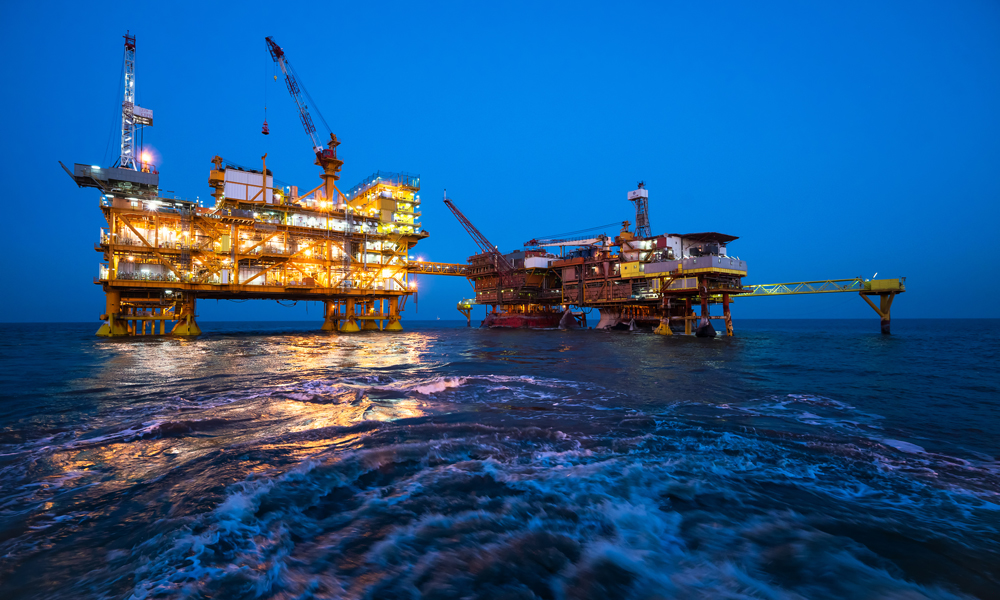 生產(chǎn)運營中的錦州9-3油田。