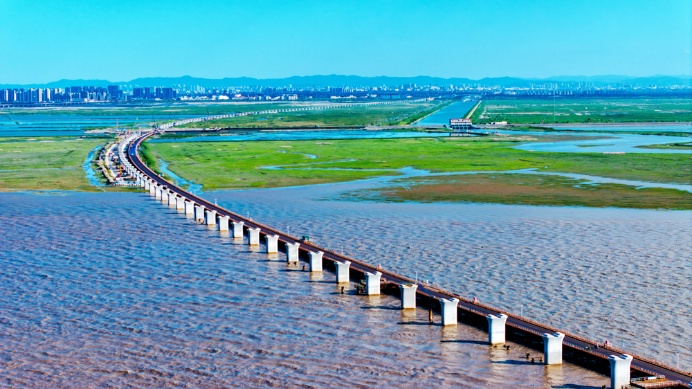 目前，全橋總體進度已經過半，計劃2027年底具備通車條件。