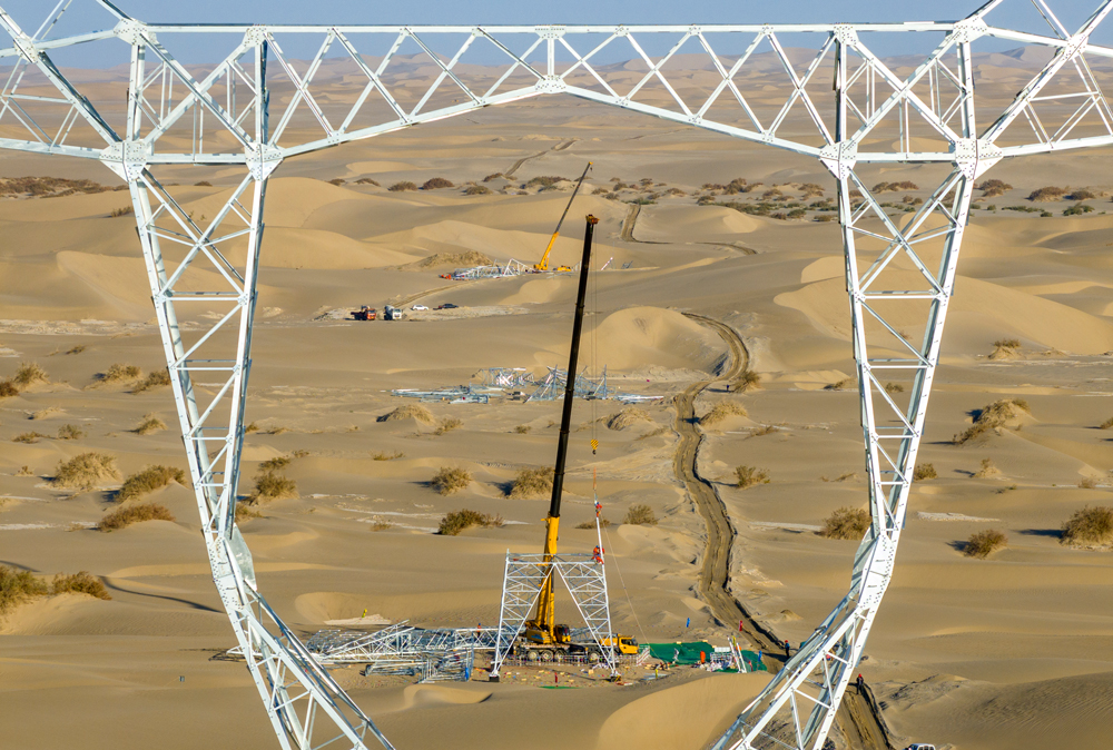 該工程是國家“十四五”電力發展規劃重點工程之一，也是目前國內最大的750千伏超高壓環網工程——新疆塔里木環網的重要組成部分。